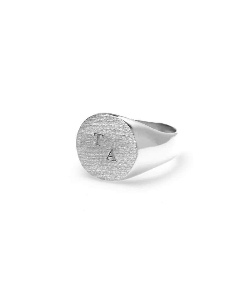 STAMP RING SILVER