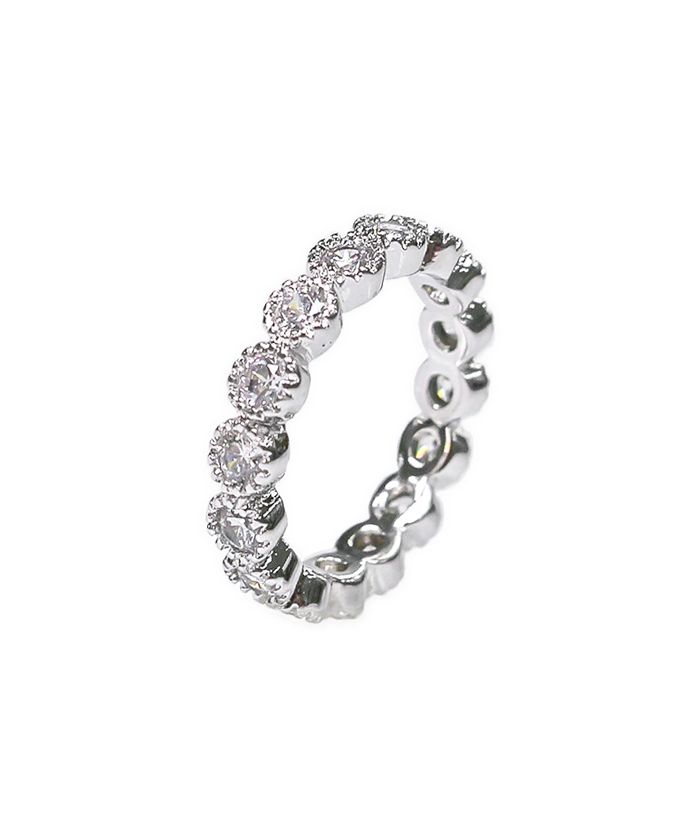 【BLACKPURPLE】Mini Round Tennis Cubic Ring M Bracelet SET MUSINSA | BLACK PURPLE Mini Round Tennis Cubic Bracelet (Black)