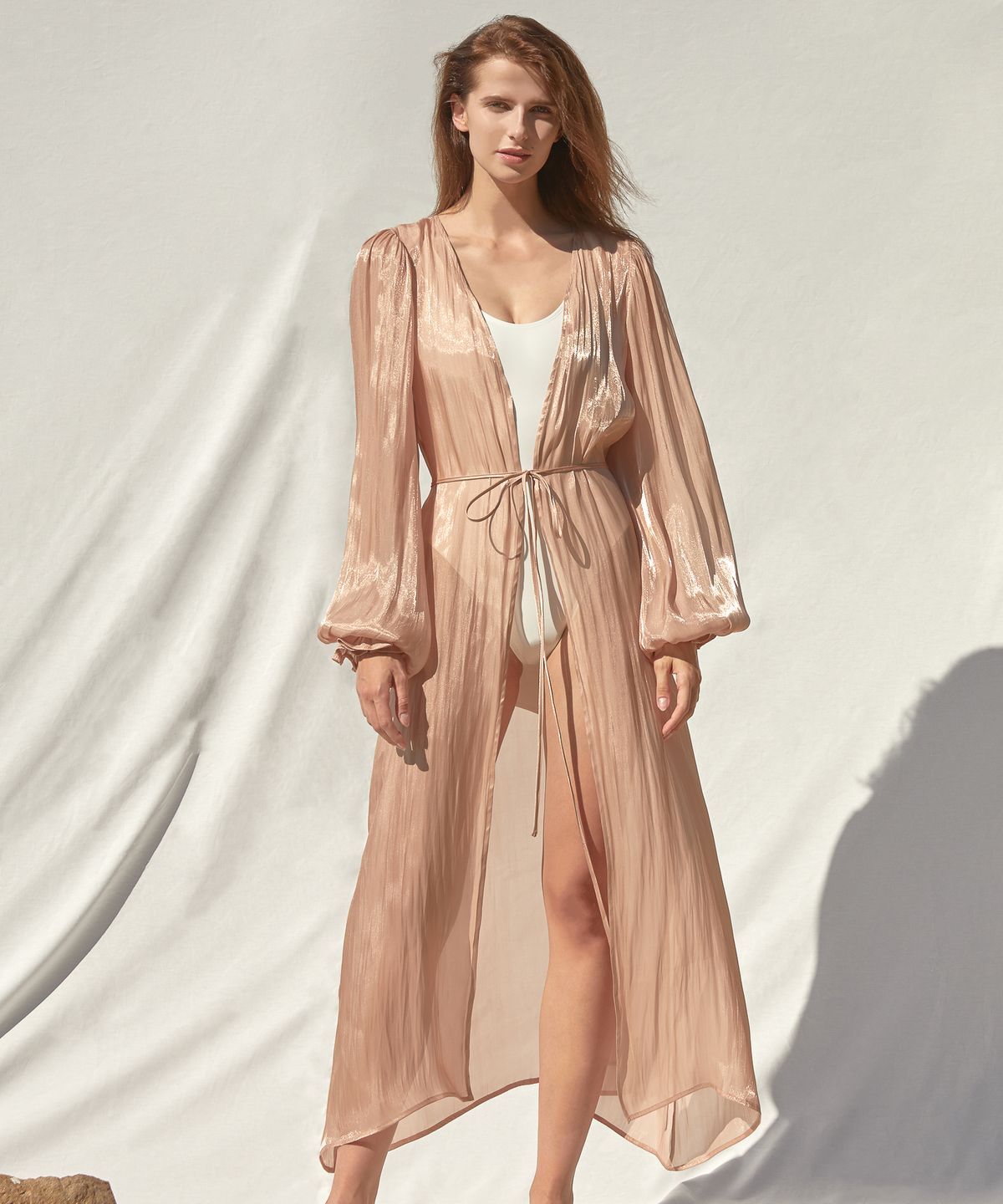 로에(LEAUET) Isabel Rose-gold Robe