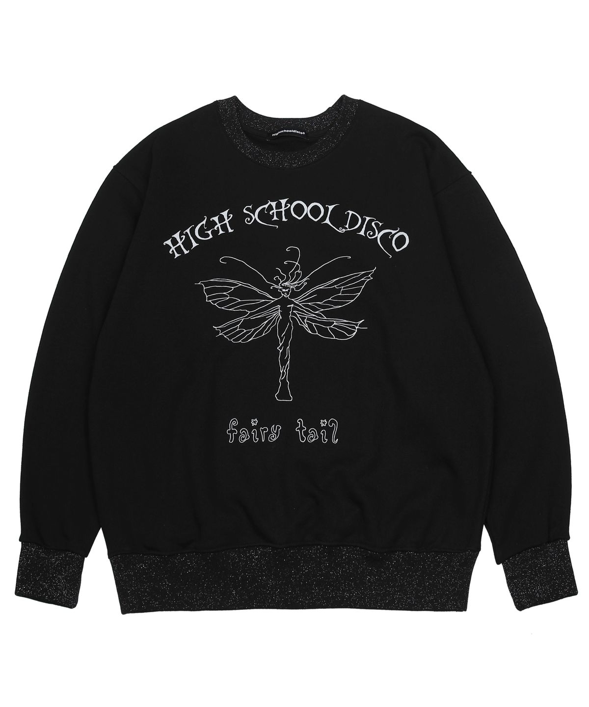 하이스쿨디스코(HIGH SCHOOL DISCO) fairy tail sweatshirt_black