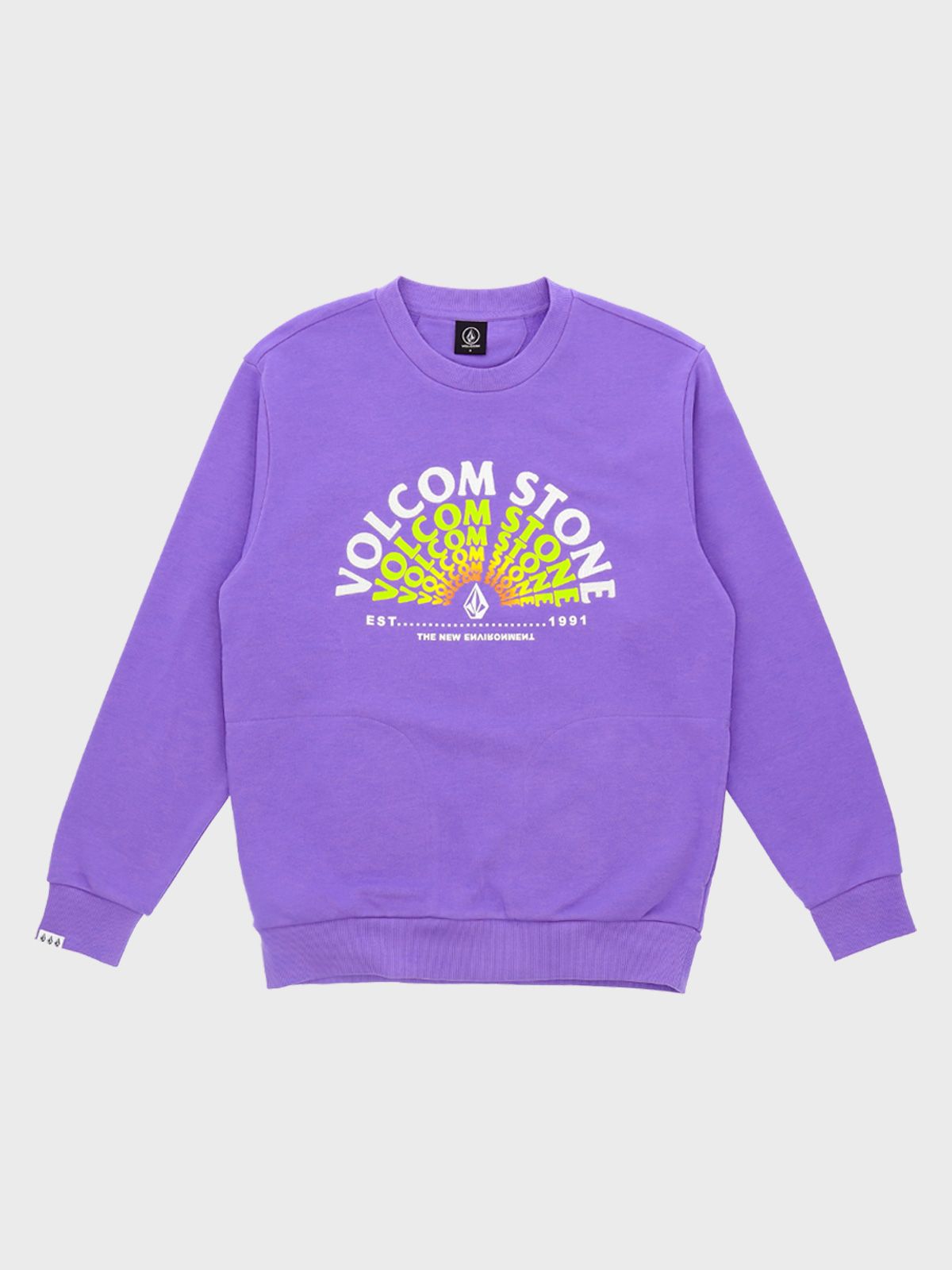 볼컴(VOLCOM) SUNSET 컴포트핏 맨투맨 스웻셔츠(퍼플)