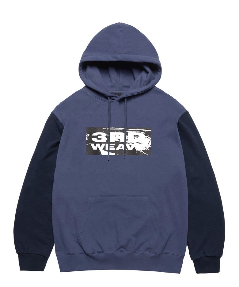 COLOR COMBINATION HOODIE / PURPLE