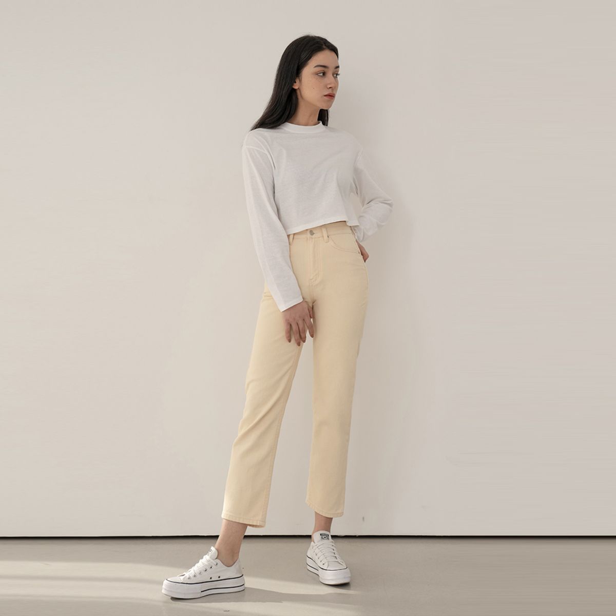 판도라핏(PANDORAFIT) [STRAIGHT] Lendar Light Yellow