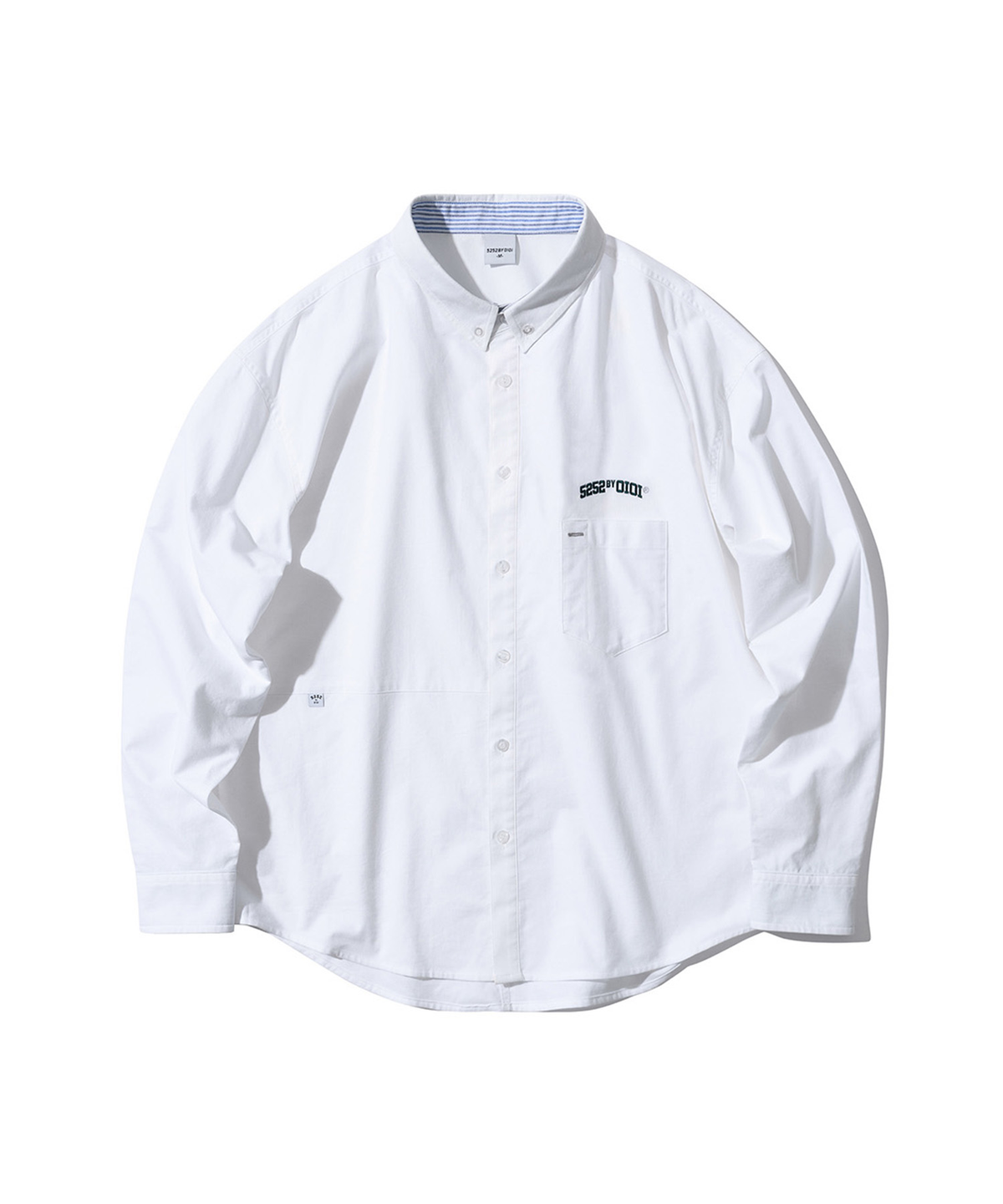 오아이오아이 컬렉션(OIOI COLLECTION) BLOCK OXFORD SHIRTS [WHITE]