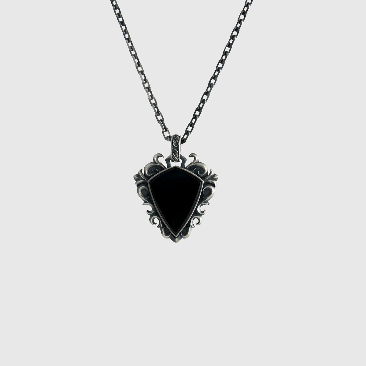 마르스마크(MARS MARK) Baroque Black Onyx Pendant