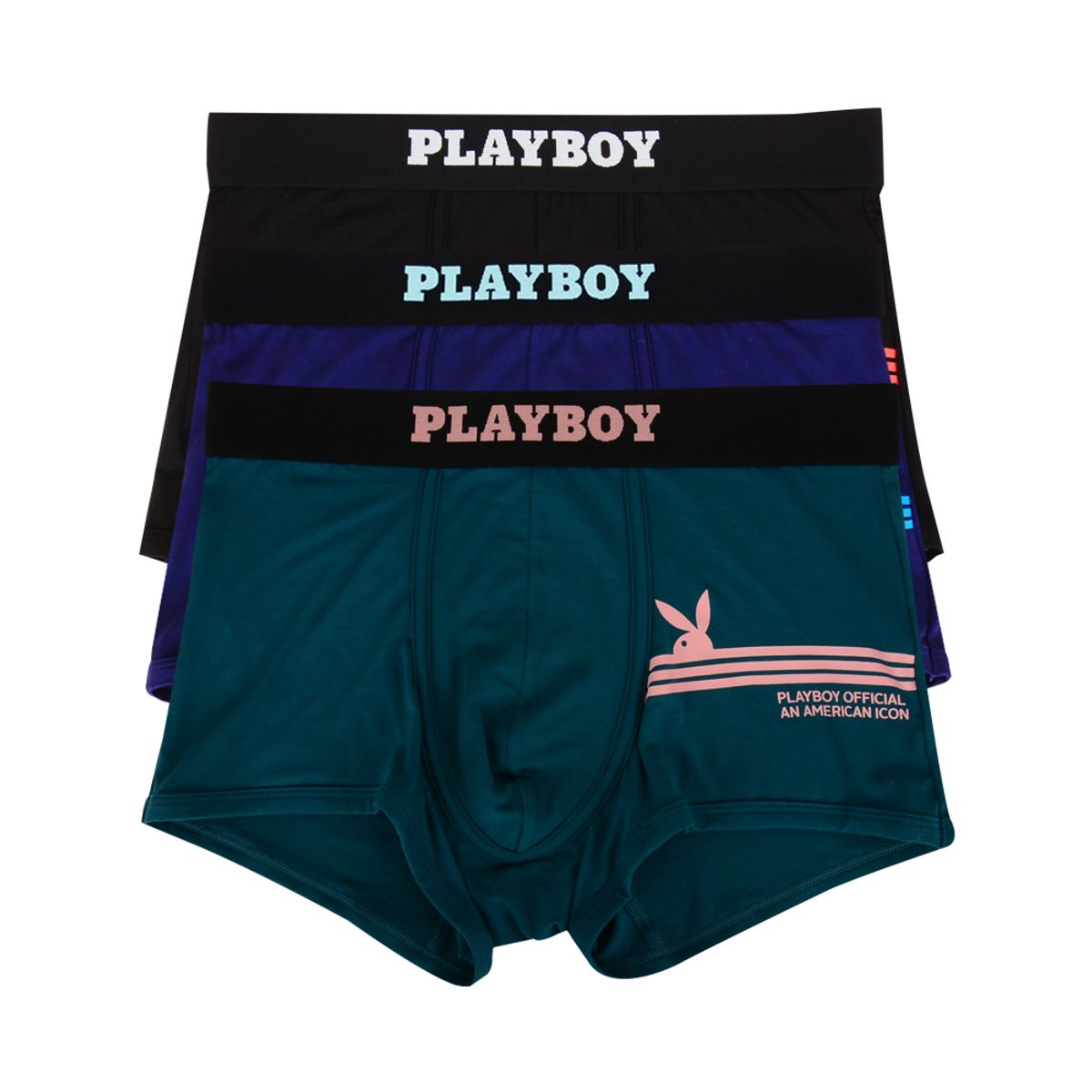 플레이보이(PLAYBOY) 남성 남자 팬티 속옷 드로즈 2106-3매