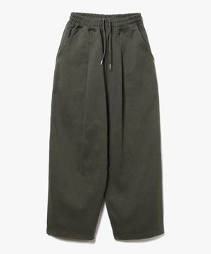 Deep One Tuck Sweat Pants [Khaki]