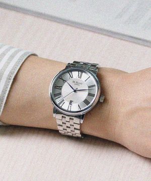 ST5110M 카리테스 데이트 남성 메탈 시계