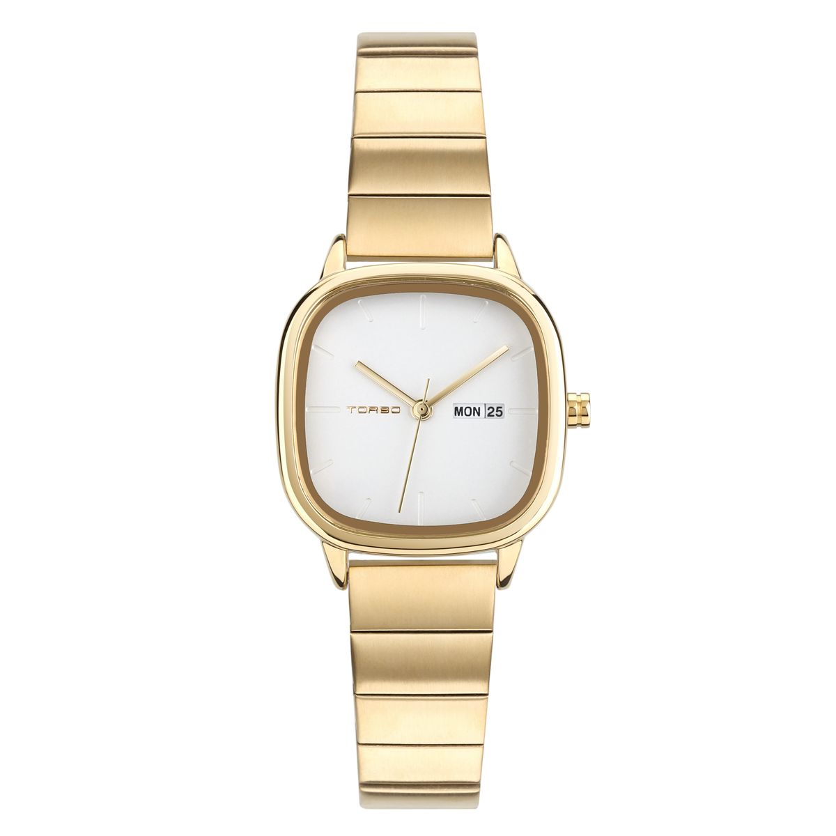 토르소(TORSO) TQ34 GD 28mm 컴팩트 스퀘어 여성 메탈시계