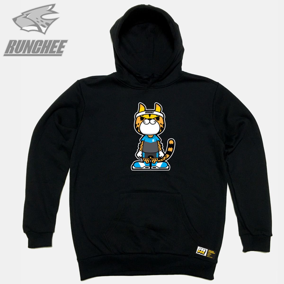 돌돌(DOLDOL) RUNCH-HOODY-05 올라운드 런닝 치타 런치 익스트림 캐릭터 그래픽  그래피티 로고 디자이너 디자인 후드티 후디