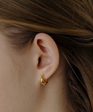 SL28 Ellipse earrings (2Colors)