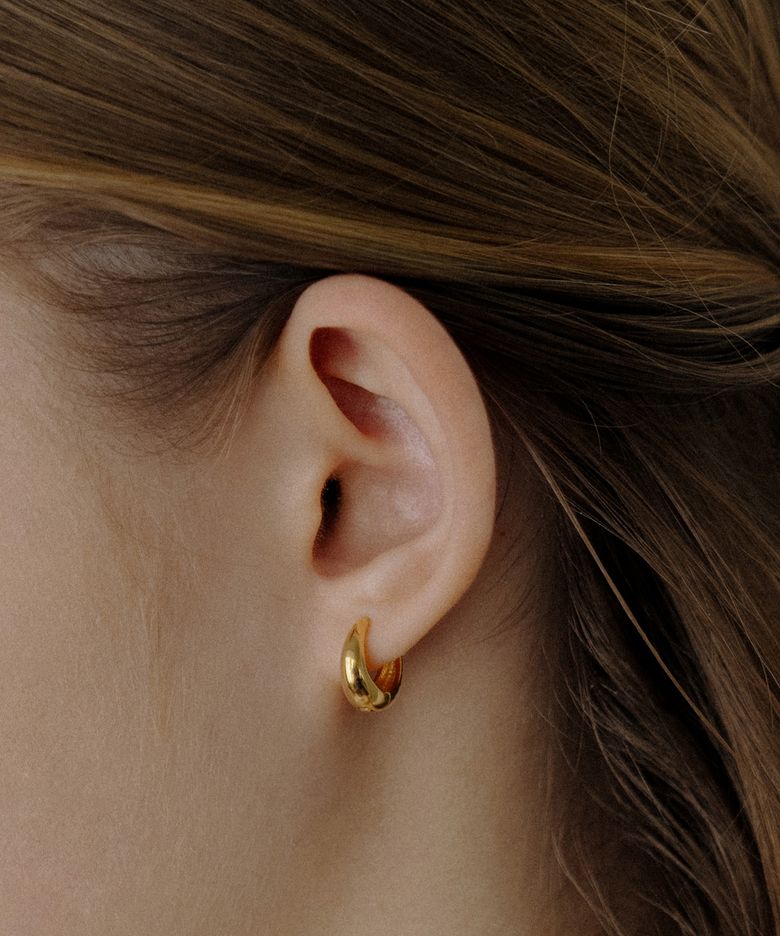 SL28 Ellipse earrings (2Colors)