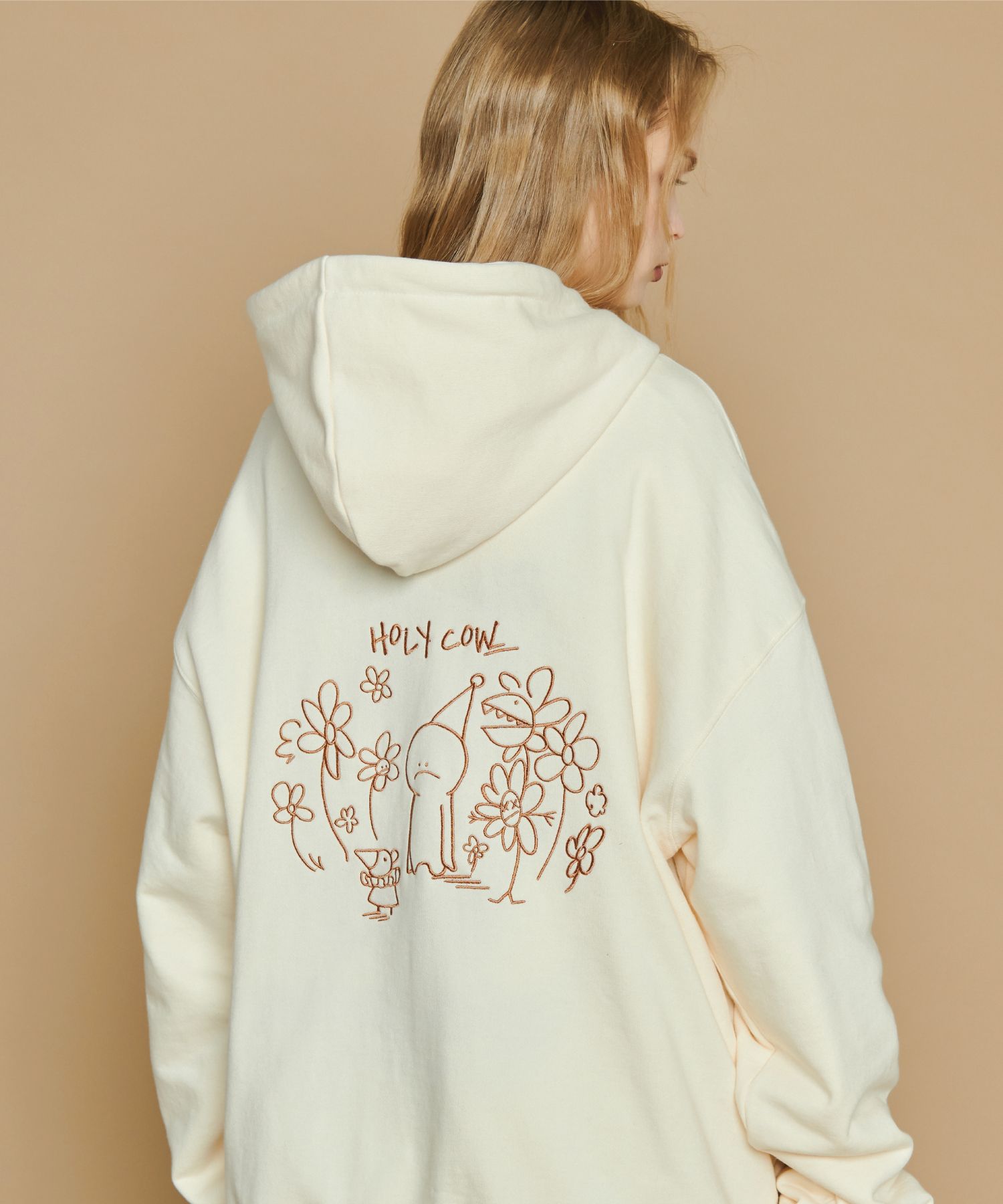 即日発送 CPGN | MUSINSA公式 STUDIO CREAM HOODIE EMBROIDERED HOOOLY アウター