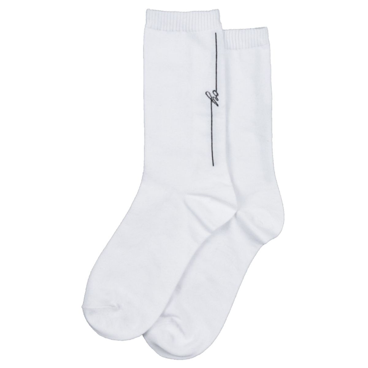 오픈야드(오와이)(OPENYARD(OY)) SCRIPT LOGO SOCKS-WHITE