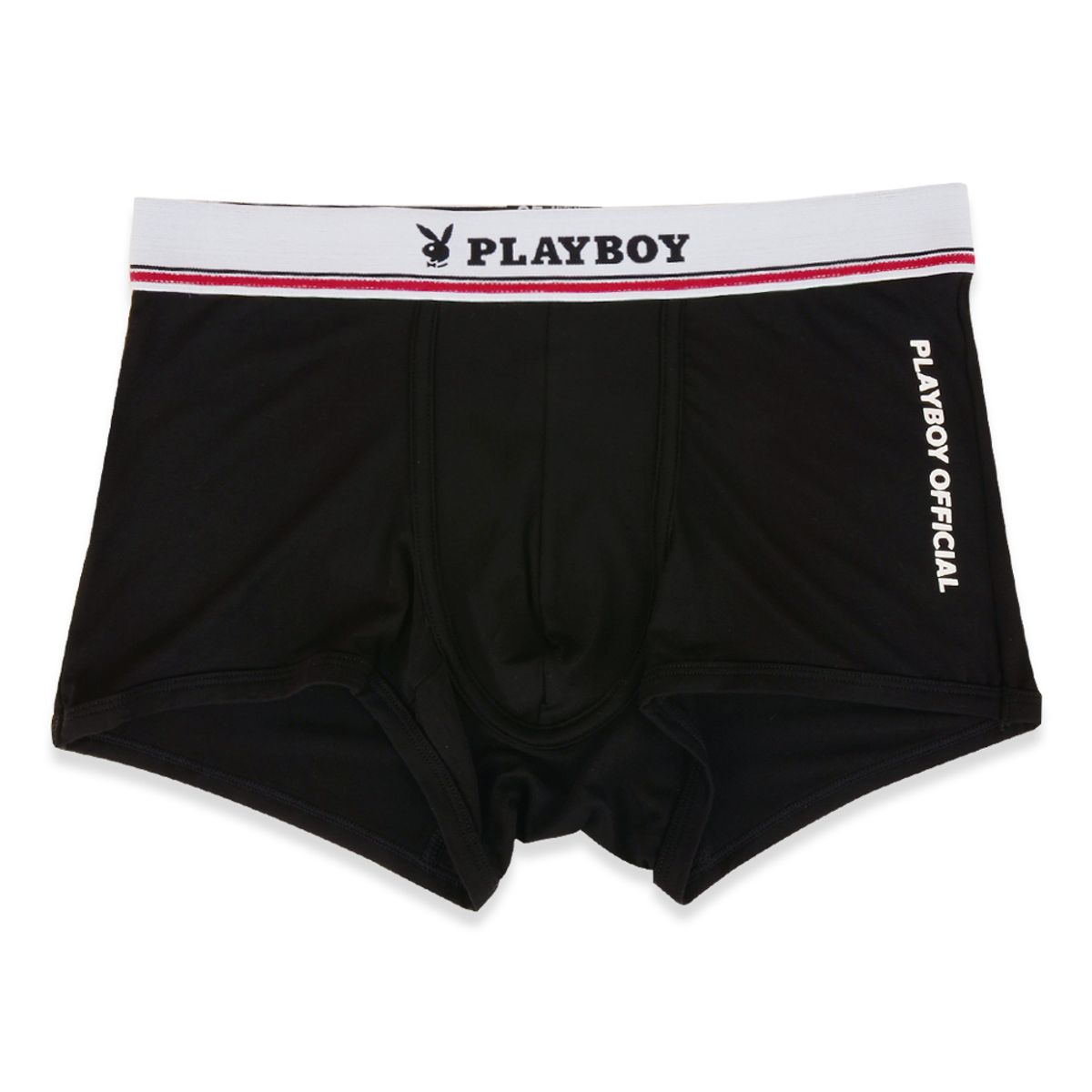 플레이보이(PLAYBOY) 레이온 남성 오피셜 드로즈 블랙 1매입 PMD2104-BK