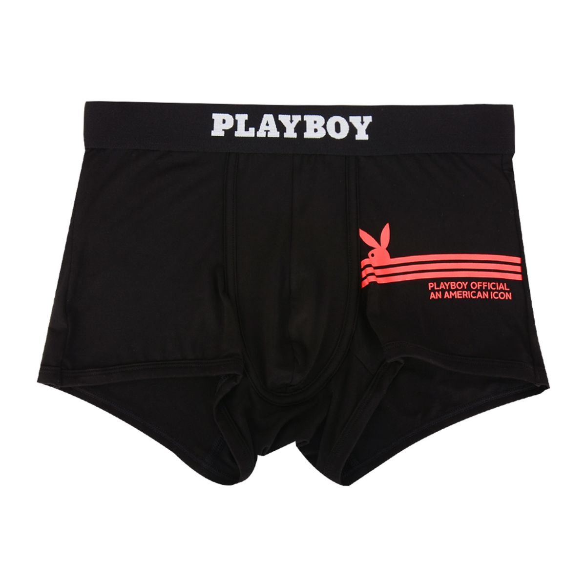 플레이보이(PLAYBOY) 레이온 남성 래빗스트라이프 드로즈 블랙 1매 2106-BK