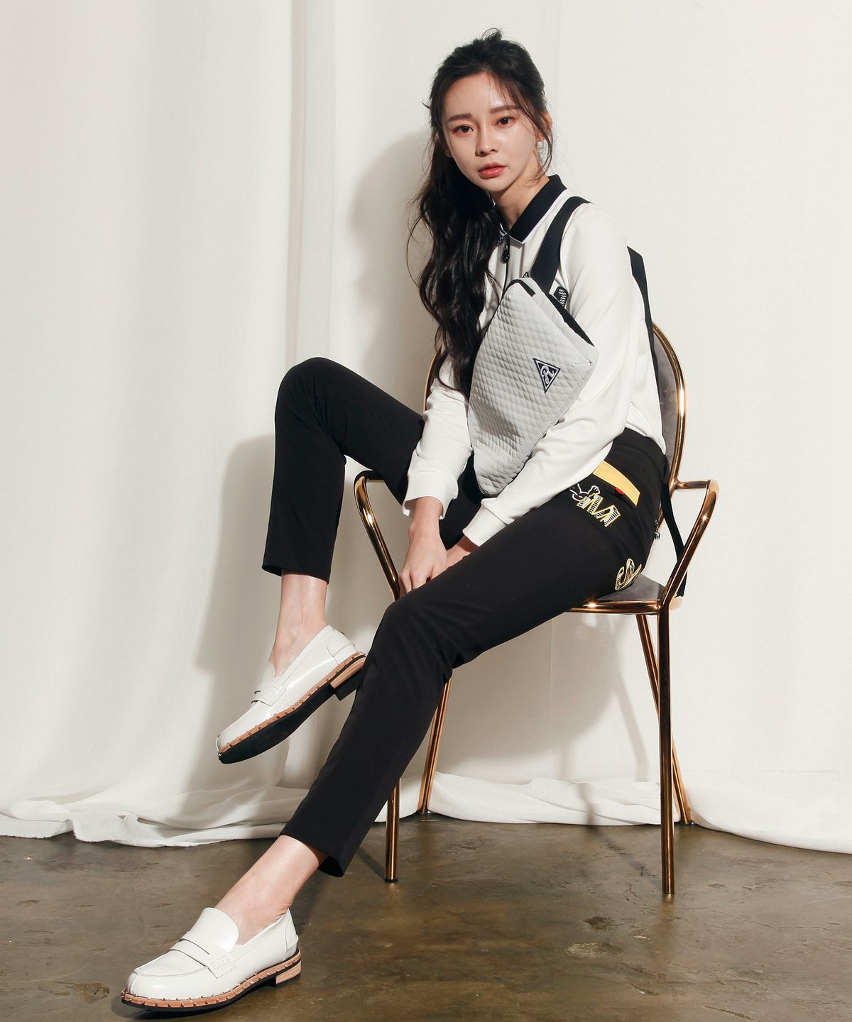 엠에프에스 골프웨어(MFS GOLFWEAR) LINE POINT STRAGHT PANTS