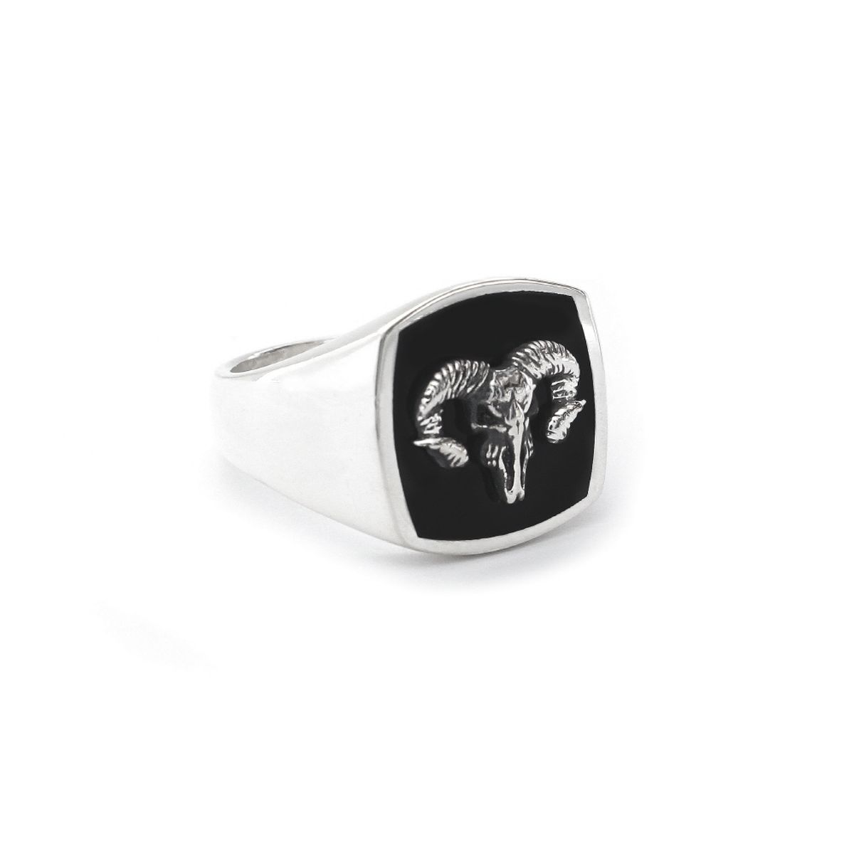 스팅925(STING925) Square Onyx Ring