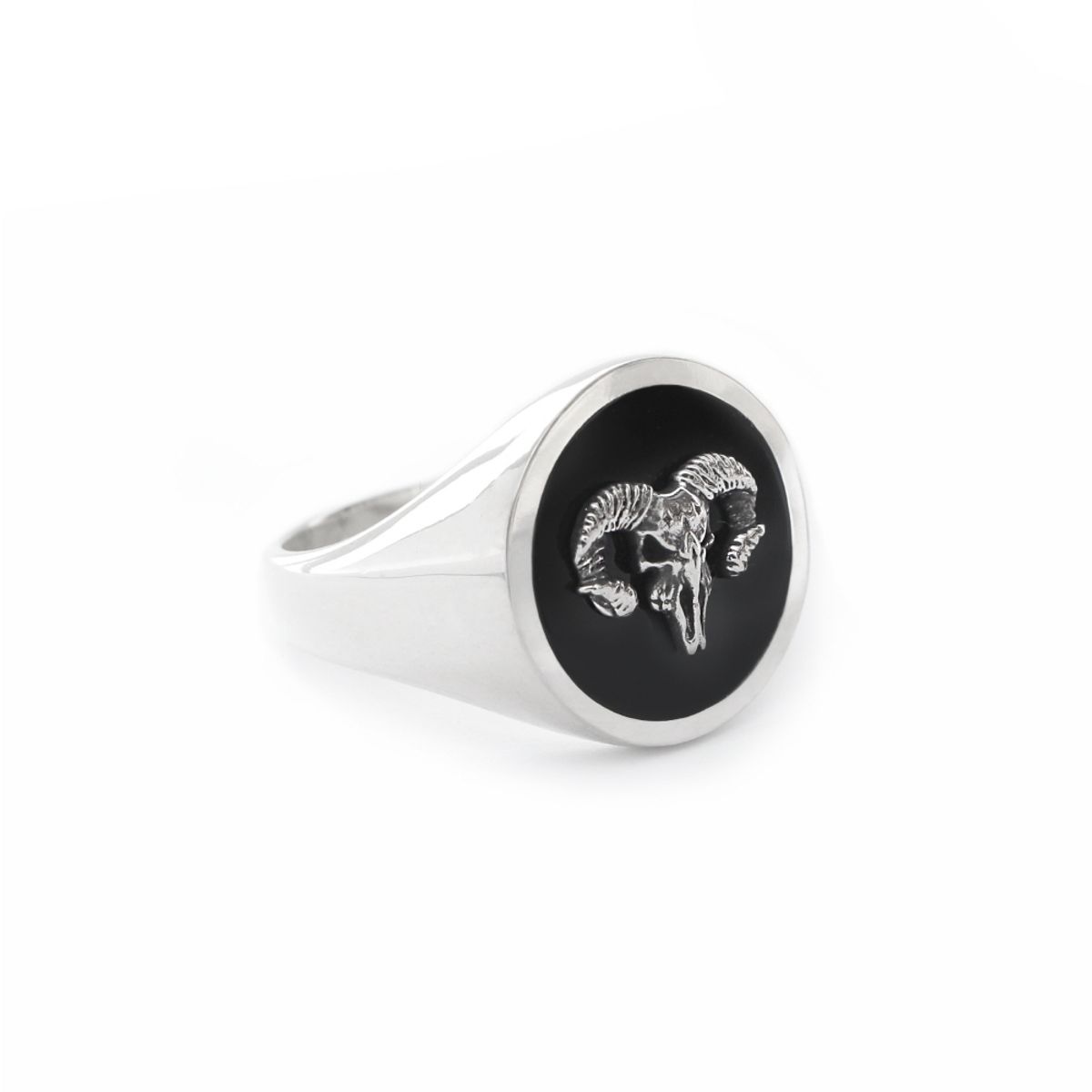 스팅925(STING925) Round Onyx Ring