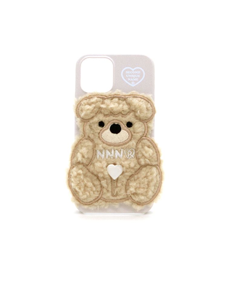 SUN CASE PATCH FLEECE DOG IVORY