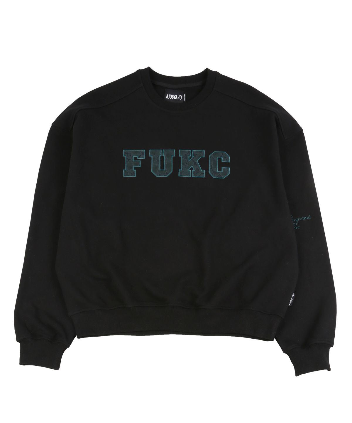 아조바이아조(AJOBYAJO) FUKC Oversized Sweatshirt [Black]