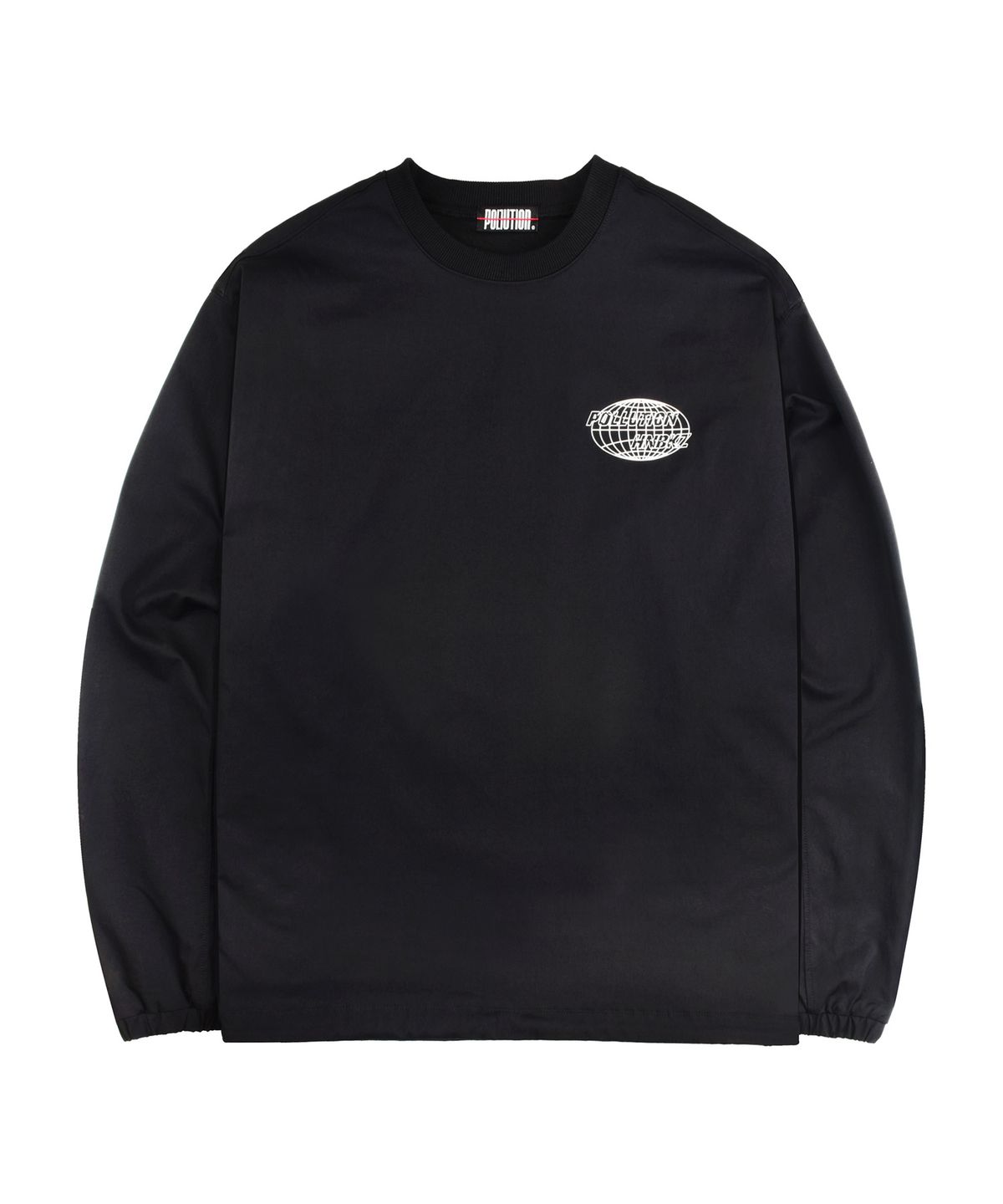 폴루션(POLLUTION) NYLON LOGO CREWNECK