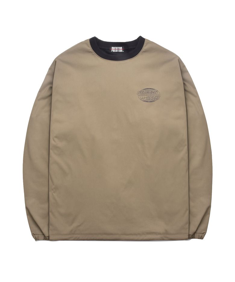 NYLON LOGO CREWNECK