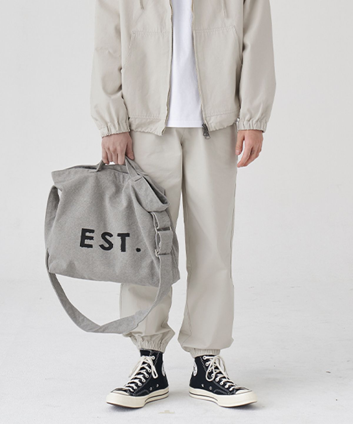 토피(TOFFEE) EST 에코백 (CHARCOAL)