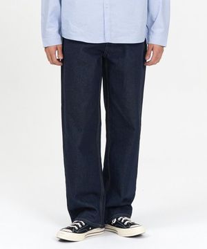 모어 와이드 데님 팬츠 (RAW INDIGO)