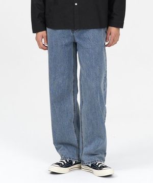 모어 와이드 데님 팬츠 (LIGHT BLUE)