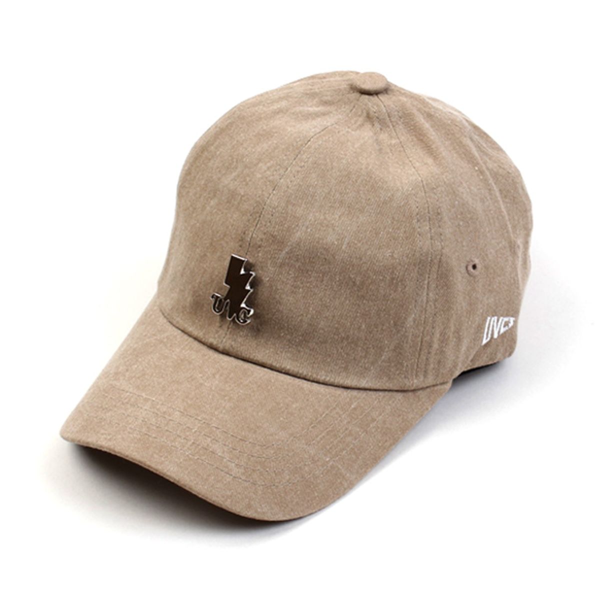 유니버셜 케미스트리(UNIVERSAL CHEMISTRY) Silver Thunder Washing Beige Ballcap 워싱볼캡