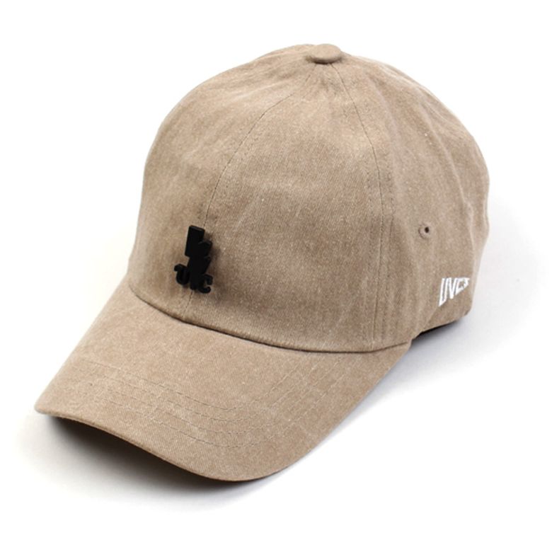 Black Thunder Washing Beige Ballcap 워싱볼캡