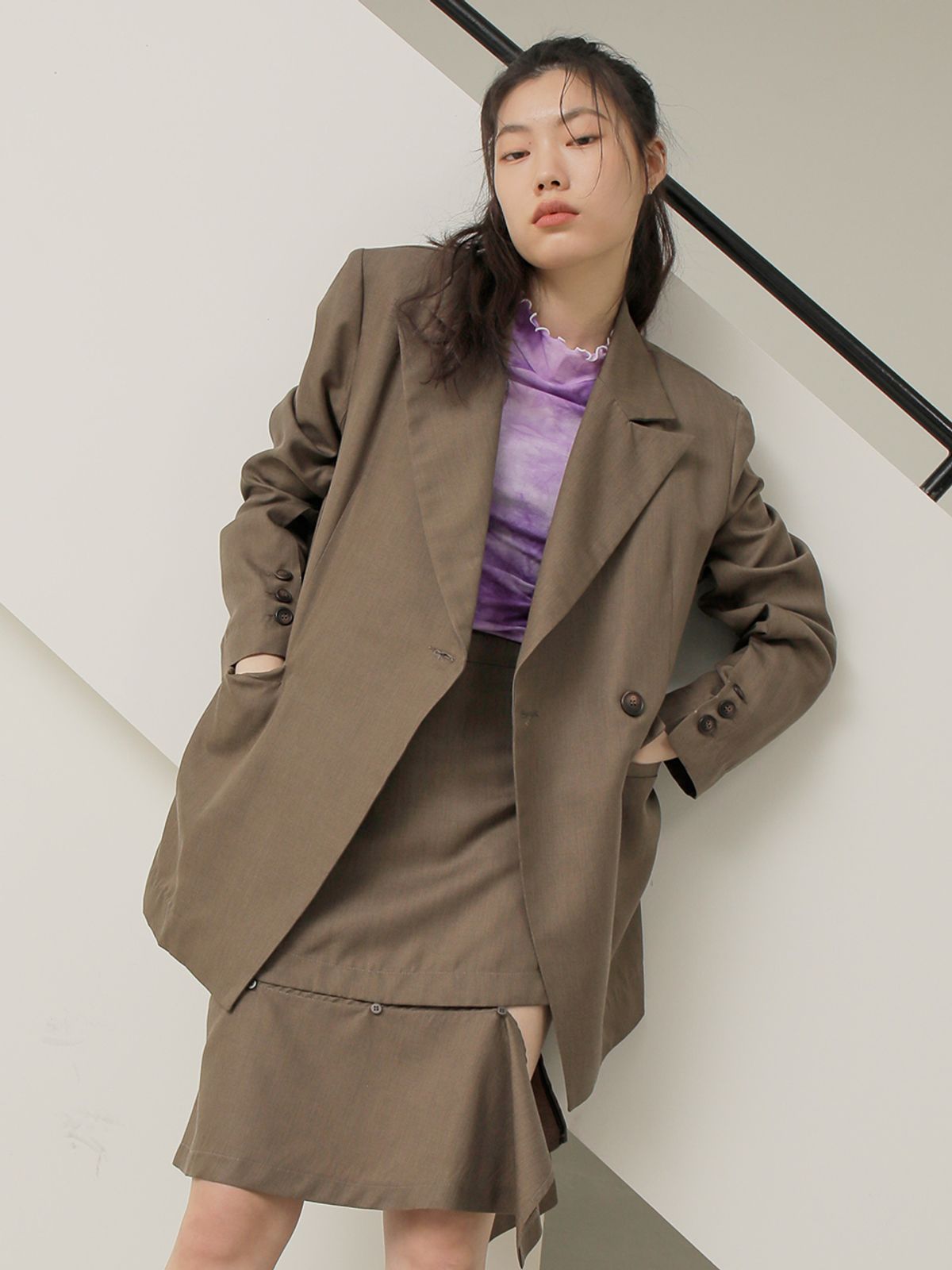 느와(NOIR) Slit Jacket