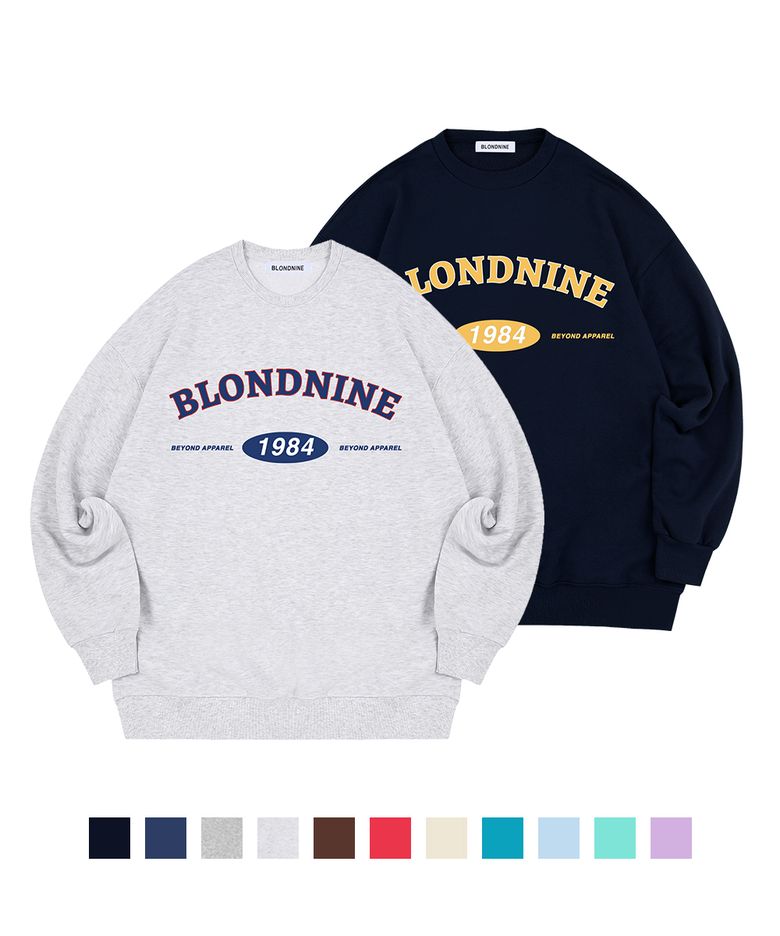 BLDN BA ARCH LOGO SWEAT SHIRTS (11 colors)