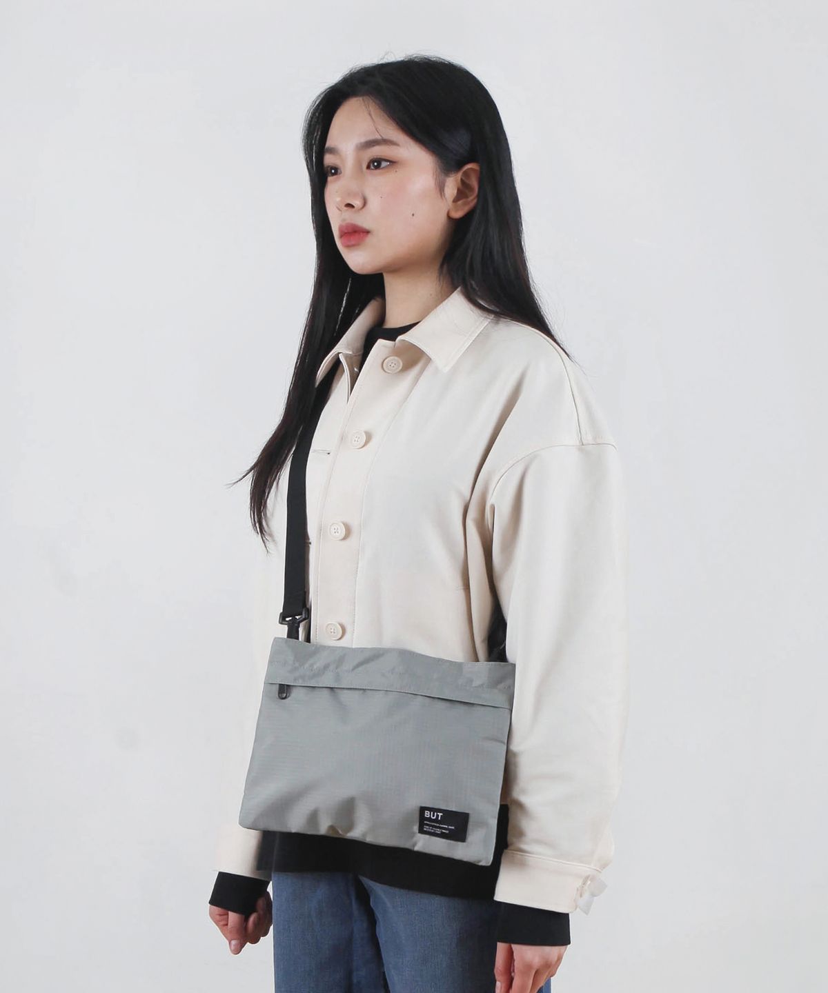 디포쉬(DEEPOCHE) 21 나일론 립스탑 사코슈-그레이