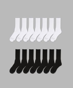 [7PACK] 1507 라이트 애슬레틱 엠보 삭스 - 위클리 팩 (L size)