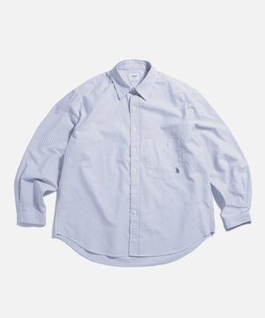 Oxford Over Shirt Grey Stripe