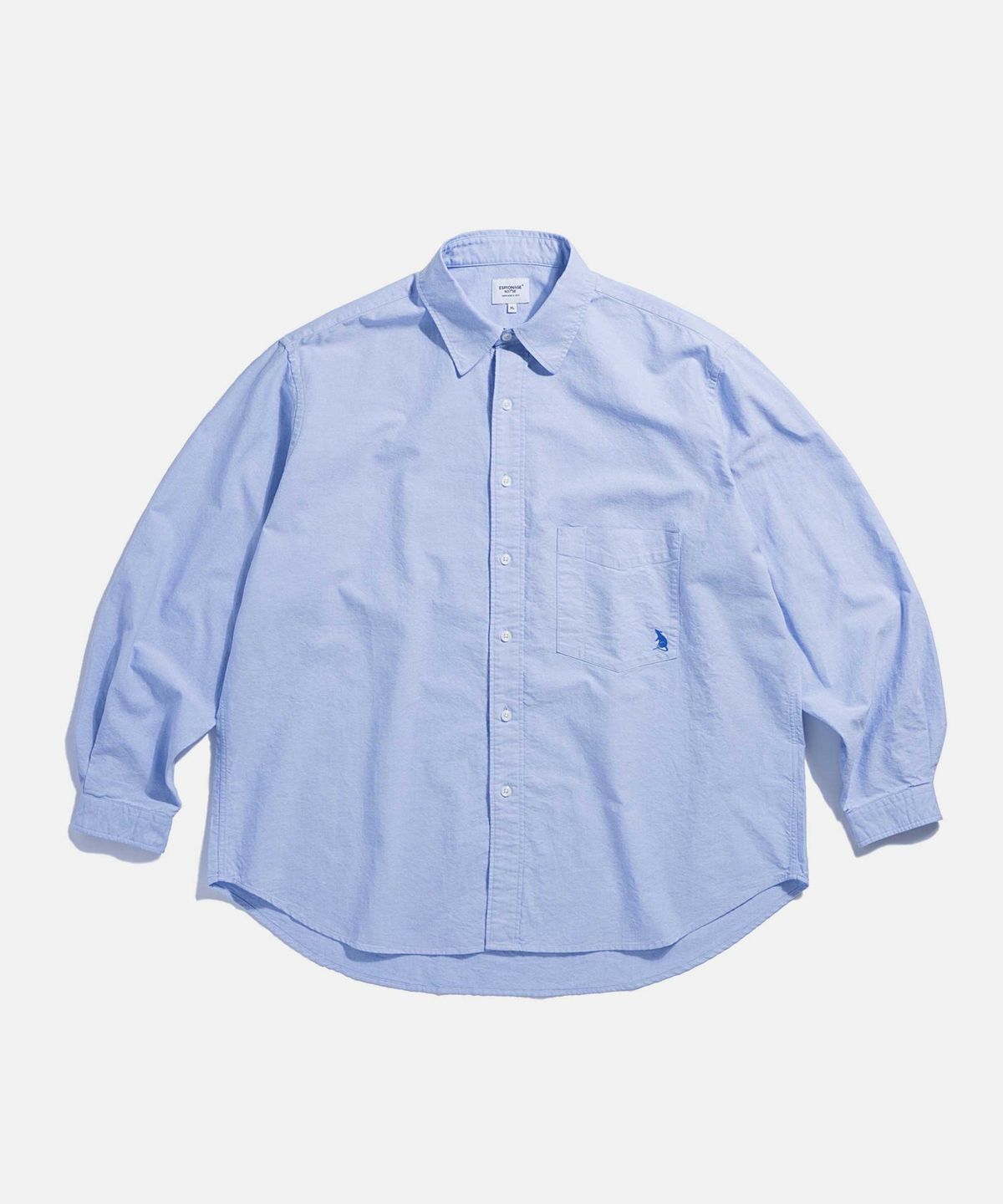 에스피오나지(ESPIONAGE) Oxford Over Shirt Blue