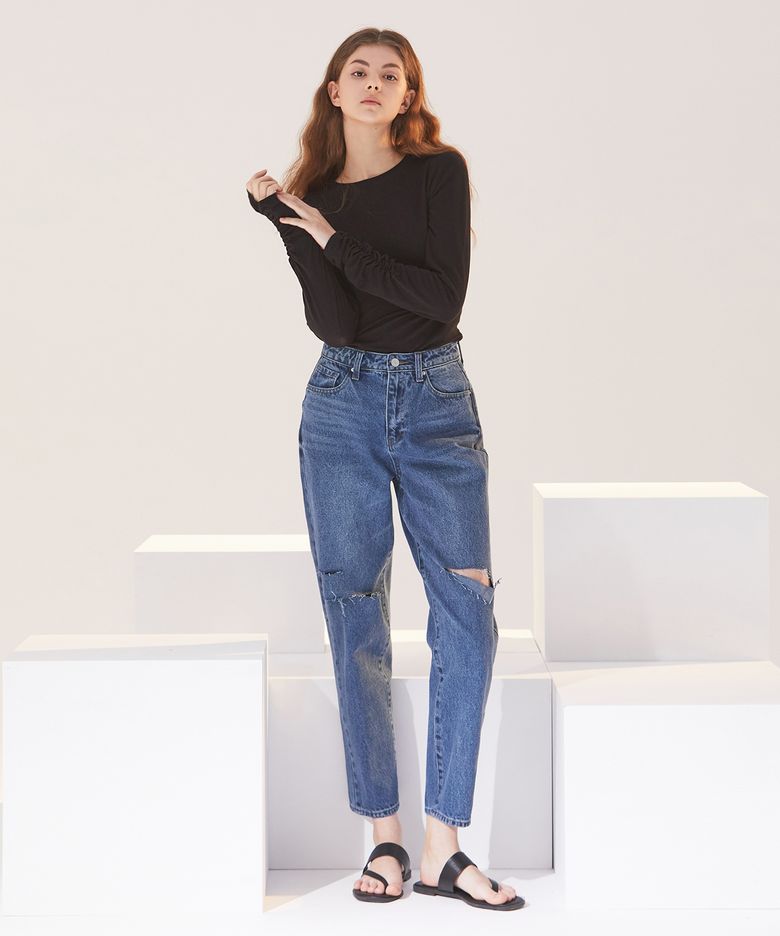 테이퍼드 디스트로이드 진 딥 블루