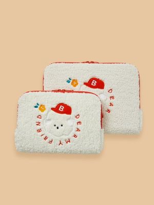 아이패드 13 노트북 포켓 파우치_덤블 비숑 (아이패드 13)