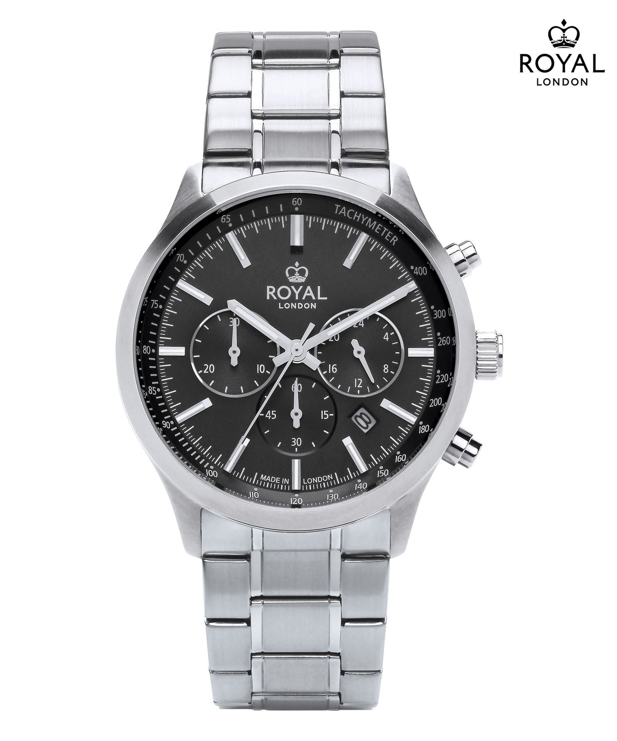 로얄런던시계(ROYAL LONDON WATCH) 41454-05 크로노그래프 남성 메탈시계