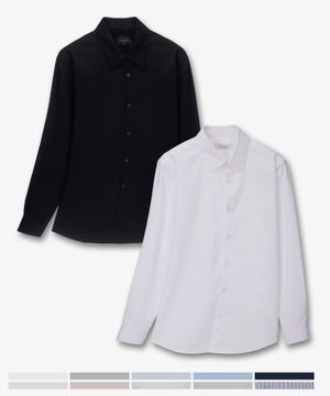 [SET][이지케어]스판 드레스 셔츠 - 10color