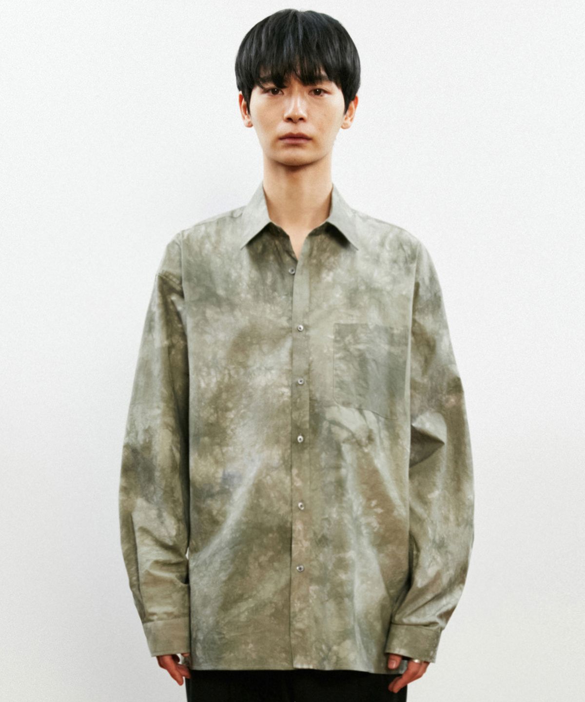 비바스튜디오(VIVASTUDIO) DYED SHIRTS KS [GREEN]