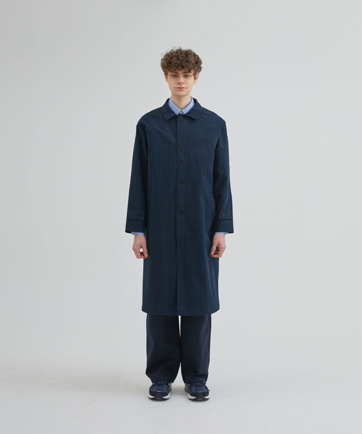 러스티치(RUSTEACH) BACK POCKET MAC COAT (NAVY)