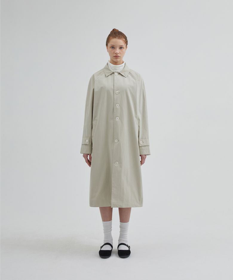 BACK POCKET MAC COAT (BEIGE)