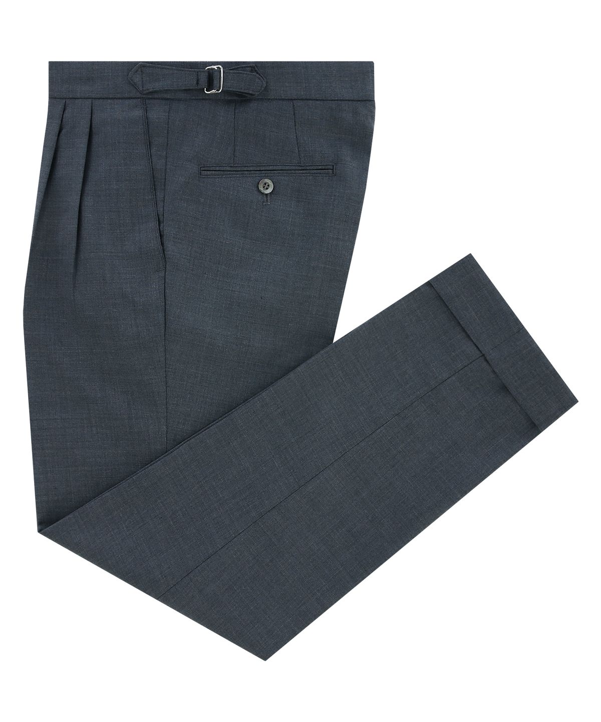 벨리프(BELLIEF) Wool soft two tuck adjust pants (Grey)