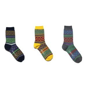 [3컬러 선택팩][6컬러]WORK7 멀티패턴 자카드양말