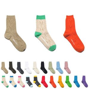 [3컬러 선택팩][20컬러]WORK8 케이블 니트 양말