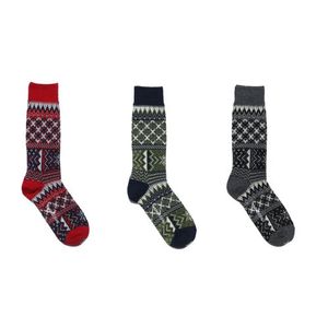 [3컬러 선택팩][3컬러]WORK9 멀티패턴 자카드양말