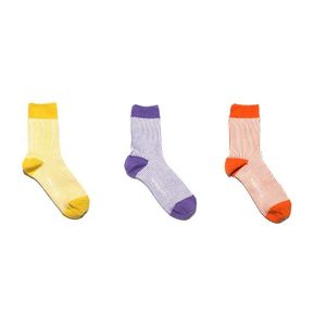 [3컬러 선택팩][3컬러]WORK11 핀스트라이프 자카드양말